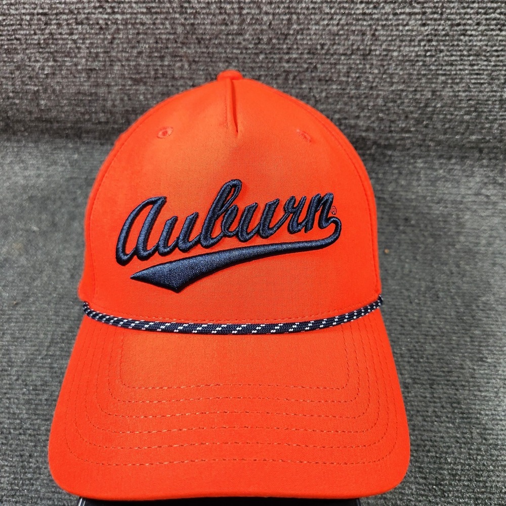 Auburn Tigers Hat Under Armour Player Team Issued Orange Snapback NCCA Football